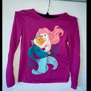 Purple Disney Ariel shirt